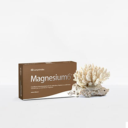 Vitae Magnesium6 Nahrungsergänzungsmittel ohne Geschmack – 60 Tabletten