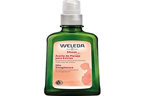 WELEDA Massage Oil for Stretch Marks (1x 100 ml), 9.2 ounces, 100 milliliter, 1