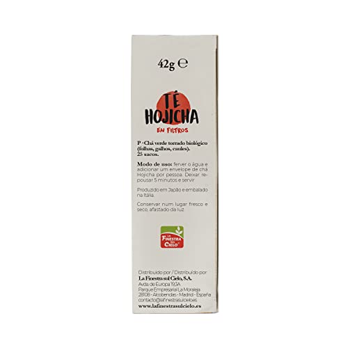 La Finestra Sul Cielo Té Hojicha, 25 Bolsitas