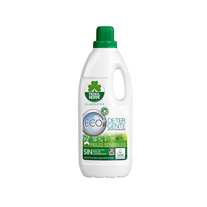 Trebol Verde Detergente Concentrado Pieles Sensibles 40 Lavados 2000 ml