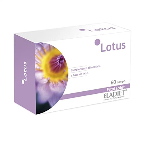 Complemento Alimenticio de Rizoma de Lotus - 60 Comprimidos - Contribuye a Mejorar el Bienestar Mental - Propiedades Antioxidantes - Ayuda a Cuidar el Sistema Inmune - Eladiet