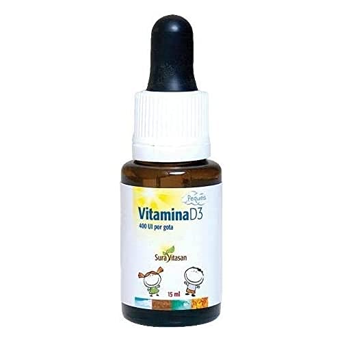 Vitamina D3 peques (400UI/gota) 15cc Suravitasan