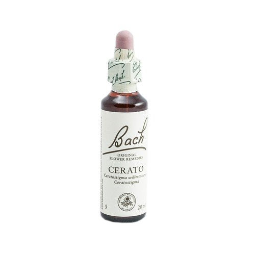 BACH FLORES DE BACH CERATO 20ml - Frasco de cristal de 20 ml con gotero