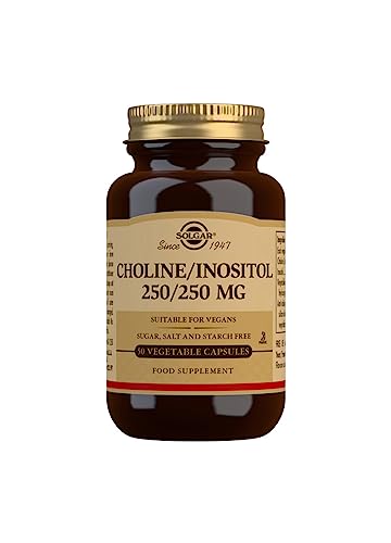 Solgar Cholin/Inositol 250/250 mg – 50 pflanzliche Kapseln