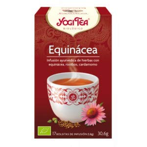 Yogi Tea Infusión de Hierbas Echinacea - 17 bolsitas - [confezione da 3]