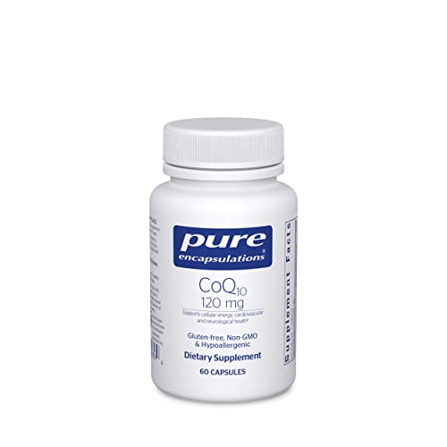 Pure Encapsulations - CoQ10 120 mg. - Hypoallergenic Coenzyme Q10 Supplement - 60 Capsules