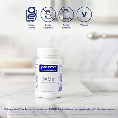 Pure Encapsulations – SAMe – Gute-Laune-Ergänzung – 30 Kapseln