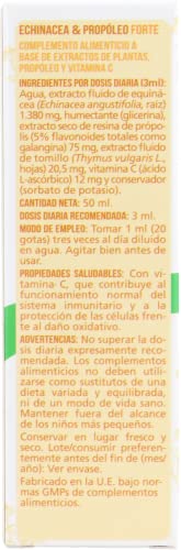 Naturlider - Echinacea & Propóleo Forte, Ayuda a las Defensas Naturales del Cuerpo - 50 mililitros