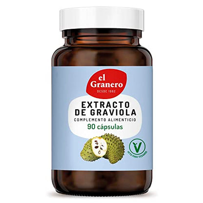 El Granero Integral - Extracto de Graviola - 90 Cápsulas - Elaborado a Base de Extracto Estandarizado de Graviola - Ayuda a Fortalecer el Sistema Inmunológico