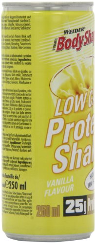 Weider Low Carb Protein Shake - Bebida de proteínas - 250 gr