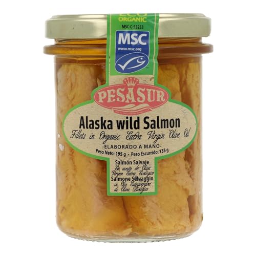Pesasur Lomos de Salmón Salvaje Msc (Tarro Cristal) 200 g