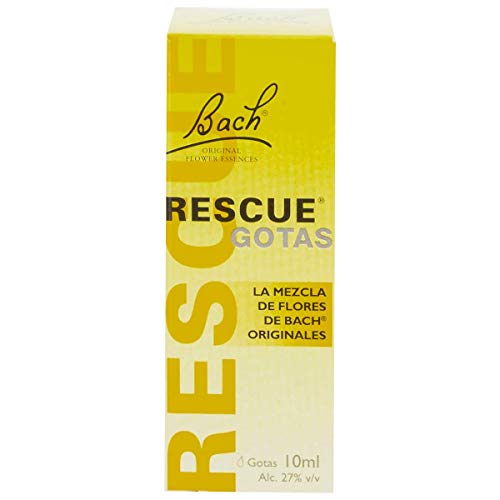 Bach - Rescue Remedy Gotas, Remedio Natural a Base de Flores que Ayuda a Conseguir Tranquilidad y Comodidad - 10 ml