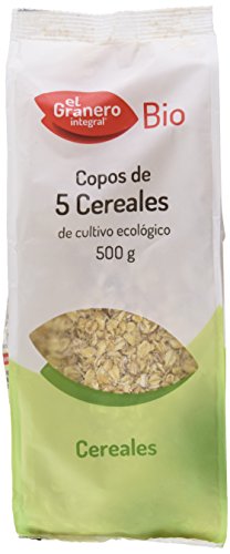 El Granero 00226334 - Copos de 5 Cereales Bio, 500 gr