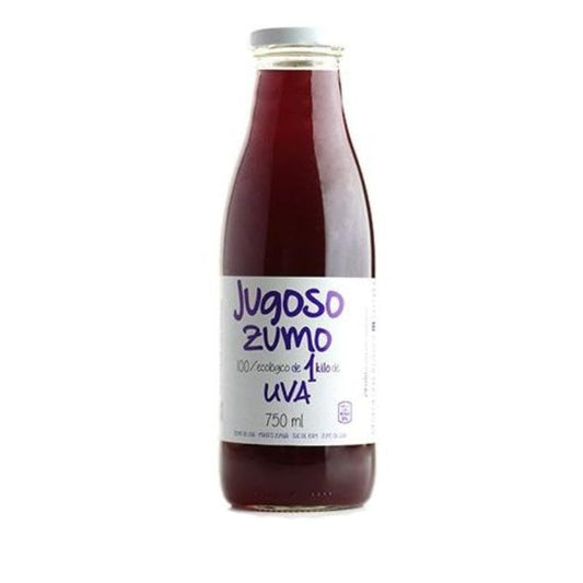Jugoso Zumo de Uva Negra Bio, 100% Exprimido 750 ml