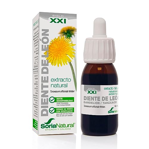 Soria Natural Extracto de Diente de León - Apoya la Salud del Hígado, Ayuda en la Digestión, Detox, Función Hepática - Extracto Herbal Natural - Botella con 50ml