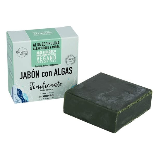 Jabón corporal TONIFICANTE con Algas en pastilla 100 g