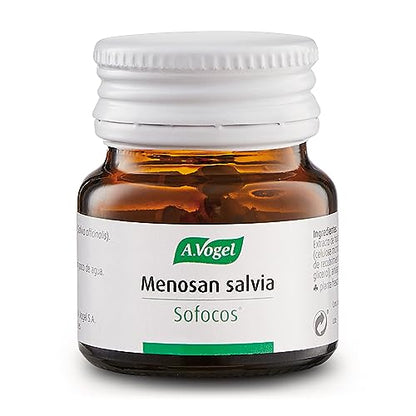 Menosan Salvia | Pastilla para Sudoración excesiva y sofocos en la menopausia* | 30 Comp. | A.Vogel