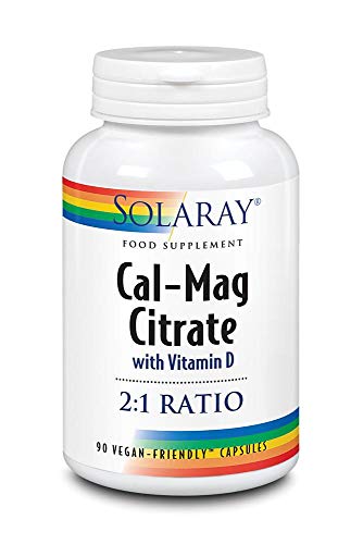 Solaray, Cal-Mag Citrate & Vit D 90 Vtapas