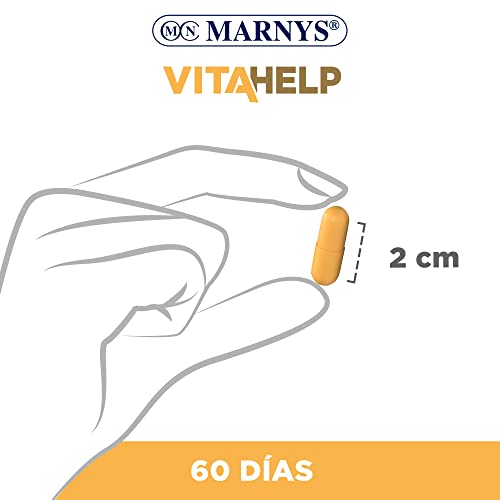 Vitahelp Vitamina C + Zinc, Cápsulas Vegetales Aptas para Veganos, Reducen la Fatiga y Mantienen Un Sistema Inmunológico Saludable, 60 cápsulas