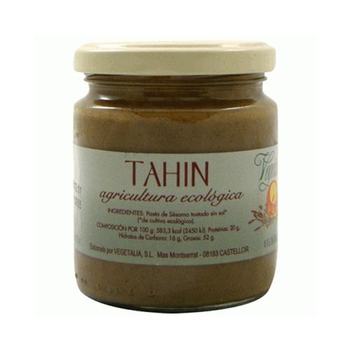 Organic Toasted Tahini without Salt 215 gr from Vegetalia