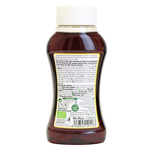 NaturGreen, Sirope Agave crudo Ecológico Bio, Endulzante natural.