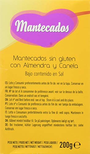 MANTECADOS SIN GLUTEN 200 gr