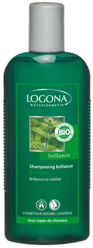 Logona – 1003shabri – Cuidado y belleza del cabello. Champú de ortiga Bio para un brillo intenso, 250 ml