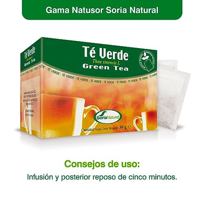 Soria Natural Infusión Te Verde - 20 Unidades