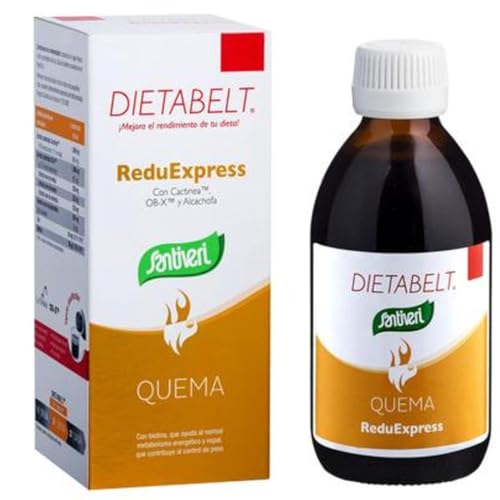 SANTIVERI – DB Quema ReduExpress jarabe / 240 ml jarabe para el control de peso con CactineaTM y Ob-XTM