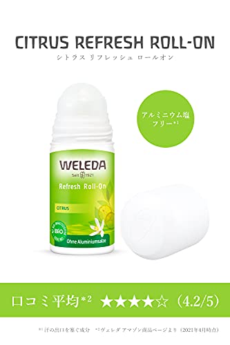 WELEDA Fresh Lemon Deodorant Roll-On, 50 ml.