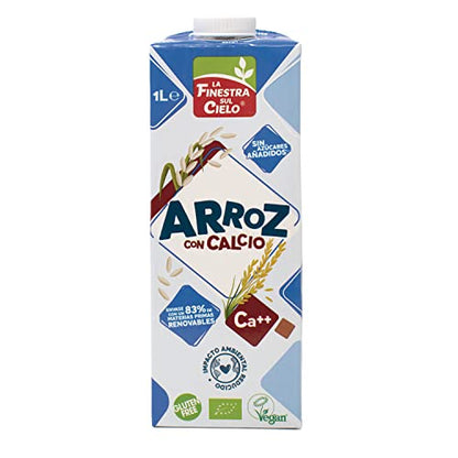 La Finestra Sul Cielo Bebida de Arroz con Calcio Bio, 1L