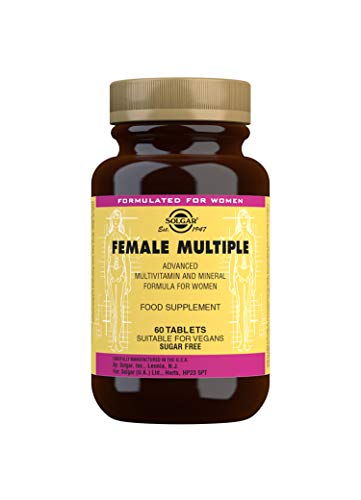 Solgar Female Múltiple - 60 Comprimidos COMPLEJO MULTIVITAMÍNICO Y MULTIMINERAL PARA LA MUJER