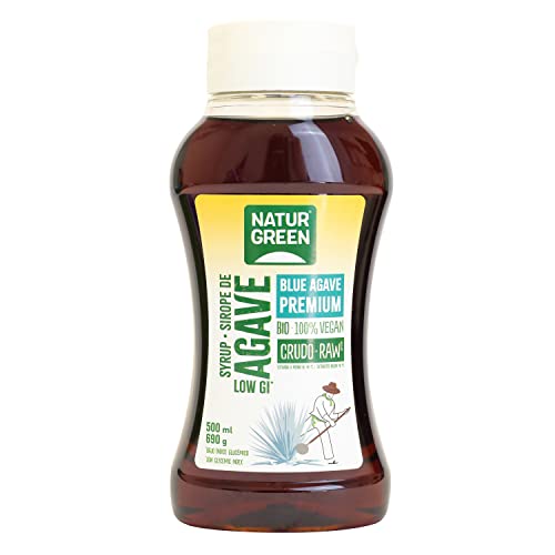 NaturGreen, Sirope Agave crudo Ecológico Bio, Endulzante natural.