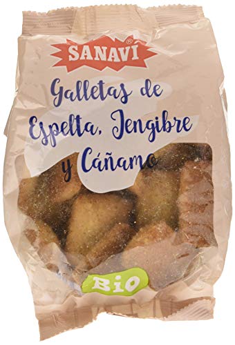 Sanavi Galletas De Espelta Jengibre Y Cañamo 200 g
