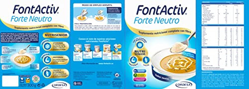 FontActiv Forte Neutraler Geschmack – Nahrungsergänzungsmittel mit Ballaststoffen für Erwachsene, 0 % Zuckerzusatz – 10 Umschläge x 30 g