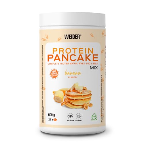 Weider Protein Pancake Mix. Tortitas de harina de avena integral