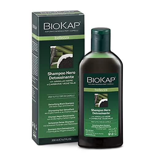 Biokap Champu Detox With Black Clays And Charcoal 200 ml - 100 g