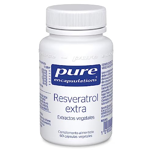 PURE ENCAPSULATIONS Resveratrol Extra | Extractos vegetales para la piel | 60 Cápsulas Vegetales