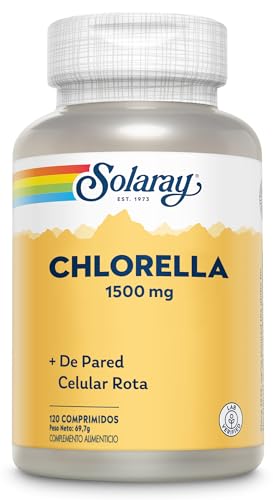 Solaray Chlorella 500mg | 120 Tabletas