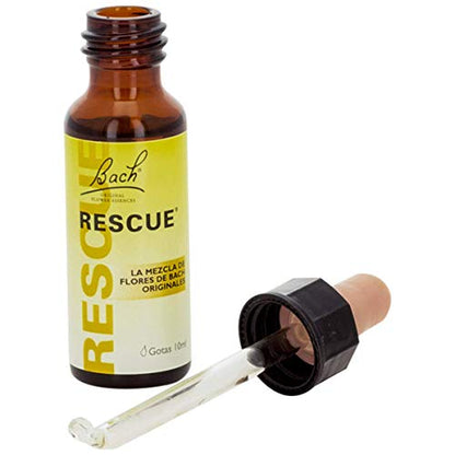 Bach – Rescue Remedy Drops, natürliches Heilmittel auf Blütenbasis, das hilft, Ruhe und Komfort zu erreichen – 10 ml