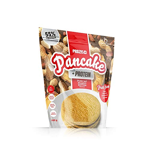 Prozis Pancake + Protein: Tortitas de avena con proteína, Crema de cacahuete - 900 g