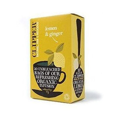 Clipper Organic Lemon & Jengibre, 20 bolsas