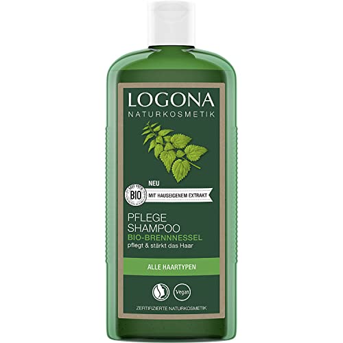 Logona Naturkosmetik - Champú bio de cuidado, limpieza suave para todo tipo de cabello,proporciona brillo y frescor, para toda la familia y uso diario, con extractos orgánicos