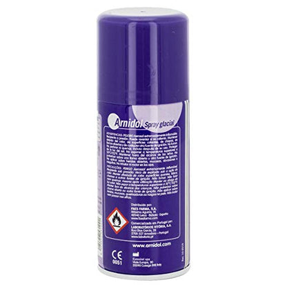 Arnidol - Spray Glacial, Refresca, Calma y Alivia las Lesiones Musculares y Articulares, con Árnica, Harpagofito y Mentol - 150 ml