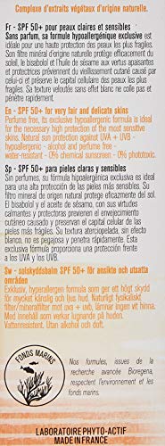 BIOREGENA - Bálsamo solar BIO, factor de protección 50+, rostro y zonas delicadas, tubo 40 ml.