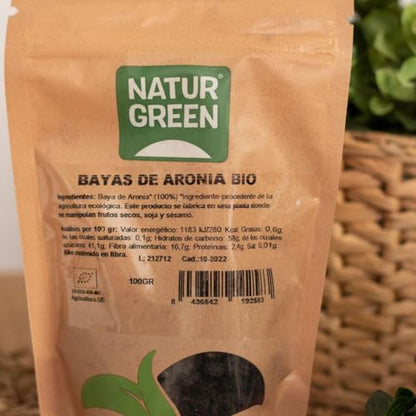 Bayas de Aronia Naturgreen 100 gr