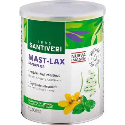 SANTIVERI – Sanaflor Mast-Lax masticable/bote de 75 g de plantas a base sen, hibisco y hierbabuena