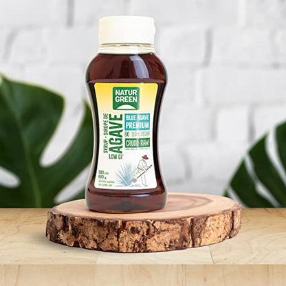 NaturGreen, Sirope Agave crudo Ecológico Bio, Endulzante natural.