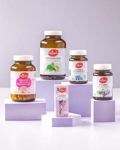 El Granero Integral - Aceite Esencial de Lavanda Bio - 12 ml - Elaborado Sin Mezclar con Otros Aceites - Ayuda a la Relajación y a Disminuir el Estrés