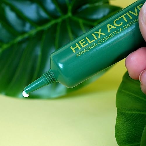 Armonía Cosmética Natural - Contorno de Ojos Helix Active - Rellena las Arrugas - Con Baba de Caracol Ecológica - Con Colágeno y Caléndula BIO - 15 ml